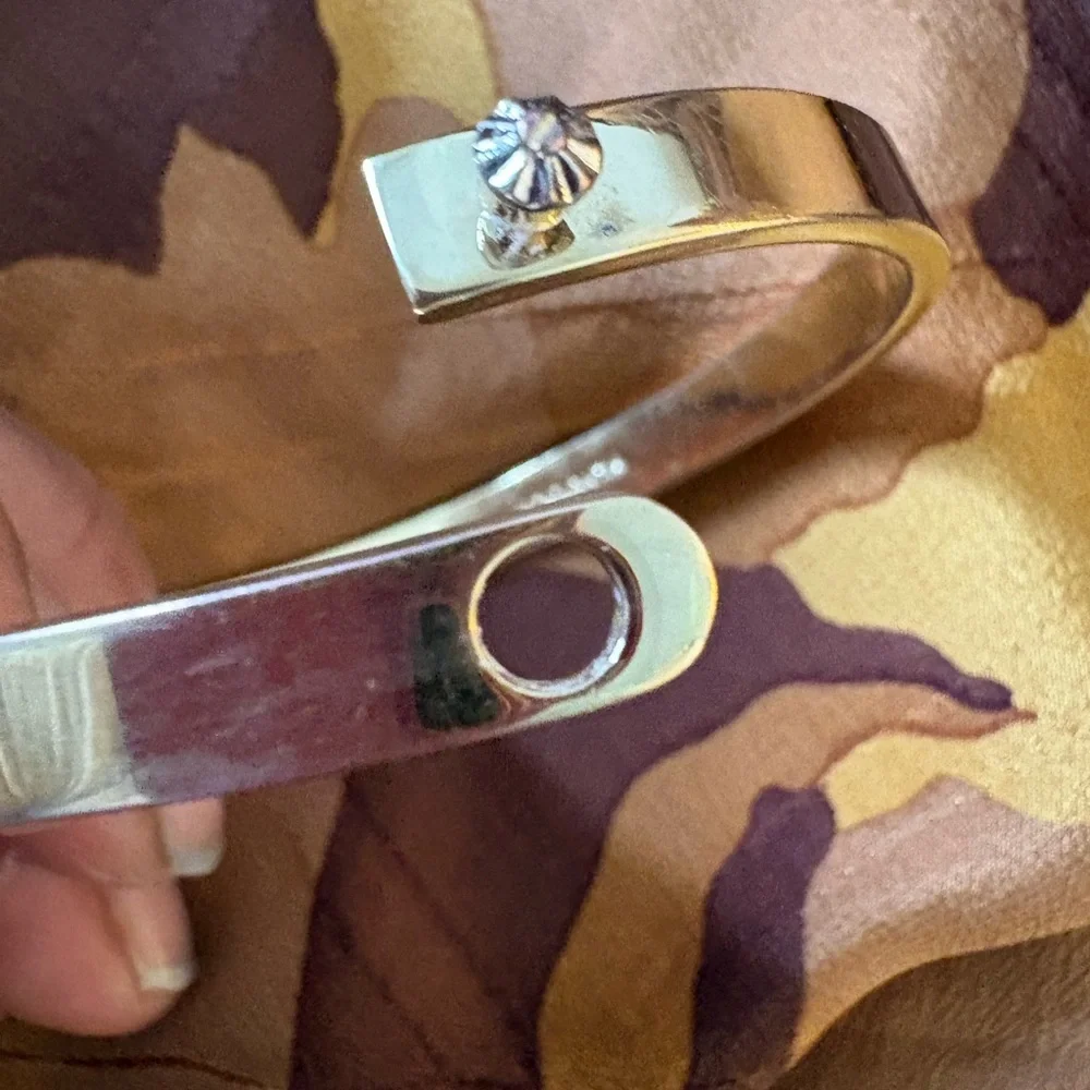 Coach Gold Bangle Bracelet - Picture 3 of 5